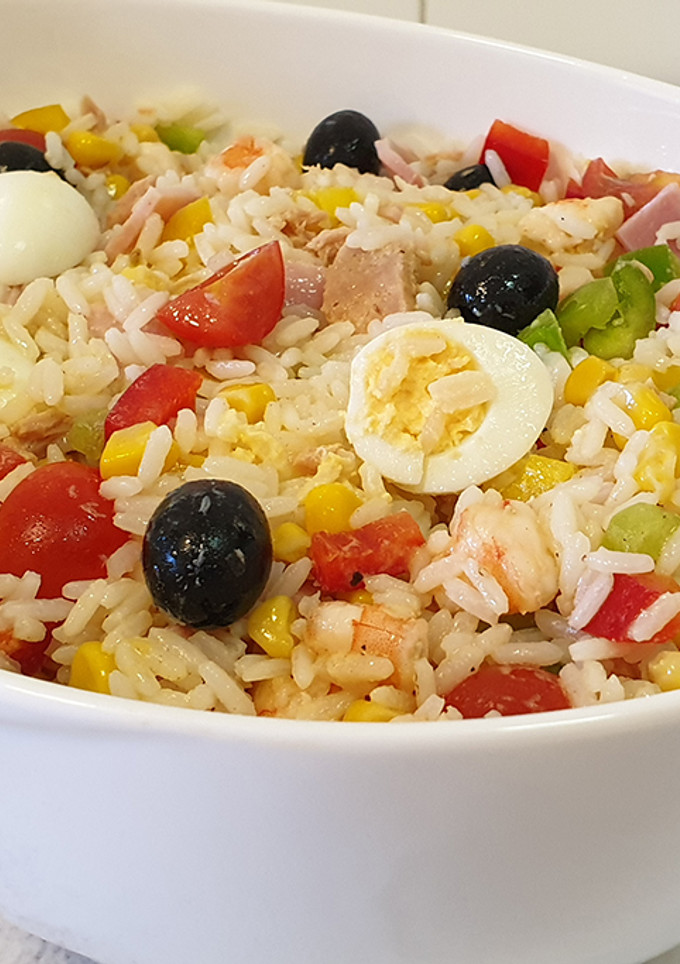 Una foto de Ensalada de arroz