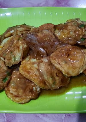 Foto resep Martabak telur siram saos tiram 😁
