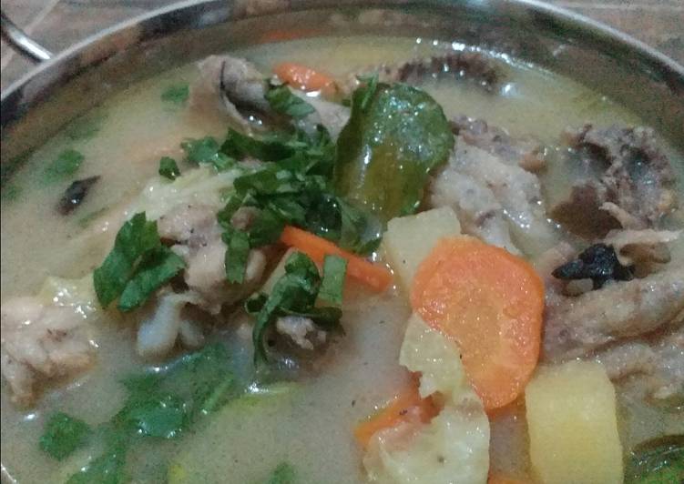 Resep Sup ayam arabindo, Sempurna