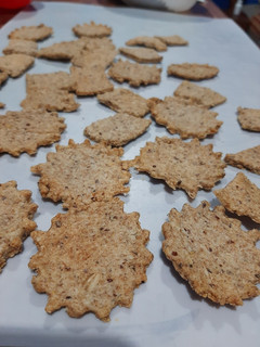 Una foto de Crackers de harina integral