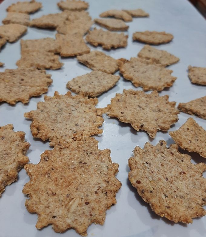 Una foto de Crackers de harina integral