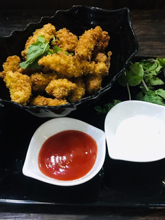 A picture of Chicken Popcorn.