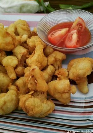 Foto resep Tempura kembang kol / kembang kol goreng tepung