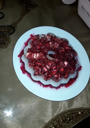عکسی از دستور ژله ویترینی
