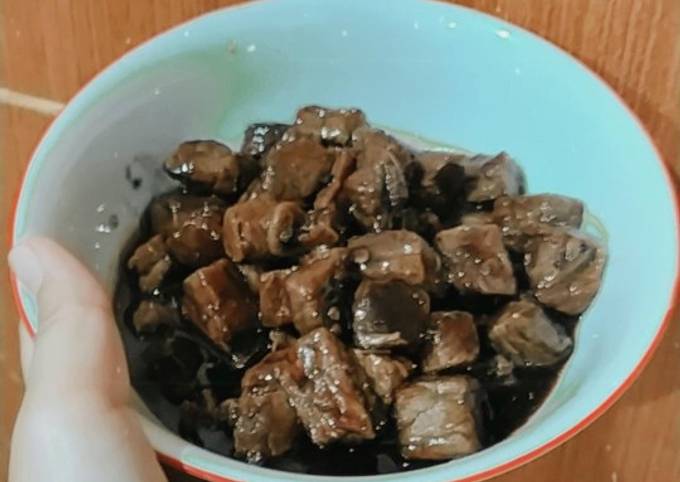 Resep Sapi lada hitam bumbu saori oleh Siti Nurhayat - Cookpad