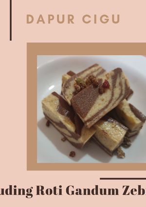 Foto resep Puding Roti Gandum Zebra