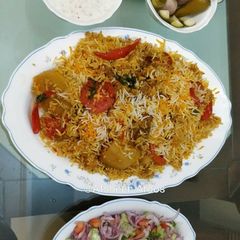 A picture of Mutton Biryani.
