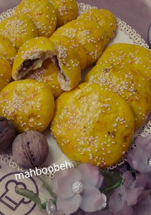 عکسی از دستور نان خرمایی فوری 😃