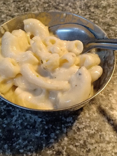 A picture of White Sauce Macaroni.
