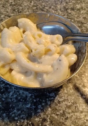 A picture of White Sauce Macaroni.