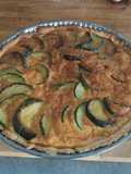 Quiche aux courgettes