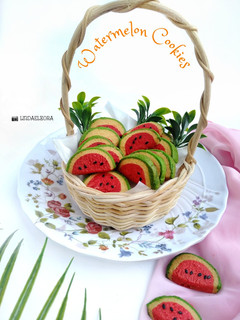 Foto resep 104. Watermelon Cookies