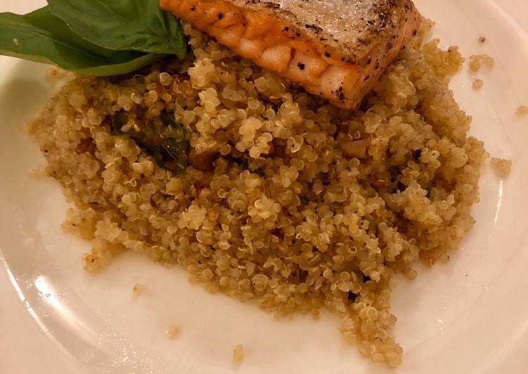 Resep Salmon quinoa, Lezat Sekali