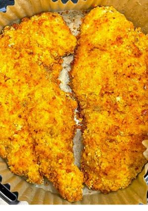 Hình của món Ức gà chiên healthy.