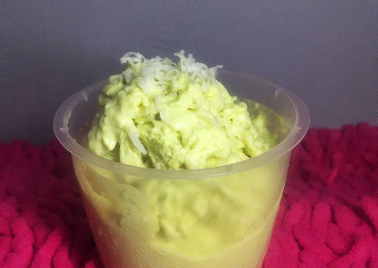 Resep Eskrim alpukat keju - keto friendly yang Bikin Ngiler