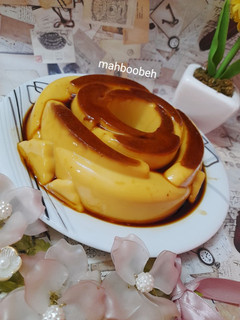 عکسی از دستور دسر کرم کارامل