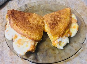 Una foto de Omelette fit de zanahoria, avena y queso