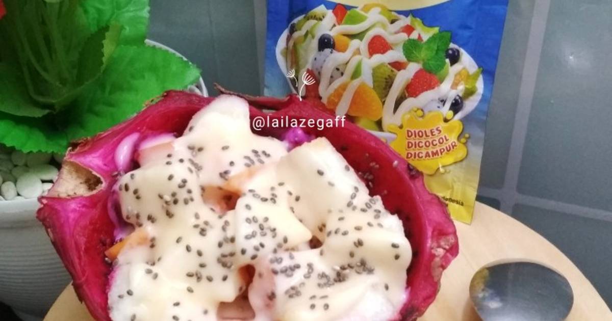 Resep Salad Buah Creamy Oleh Lailazegaff Cookpad