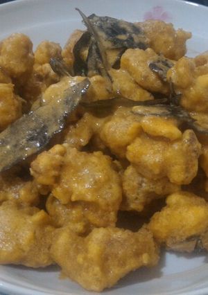 Foto resep Salted Egg Yolk Chicken
