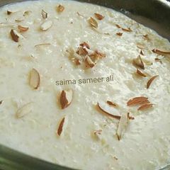 A picture of My special Rice kheer #cookpadapp.