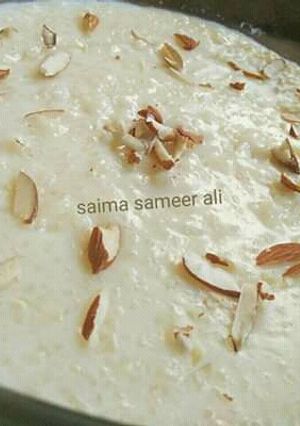 A picture of My special Rice kheer #cookpadapp.