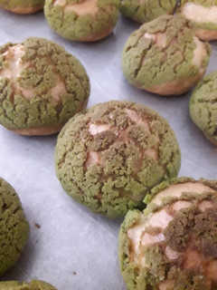 Foto resep Craquelin Choux Paste with Pastry Cream/kue sus kekinian