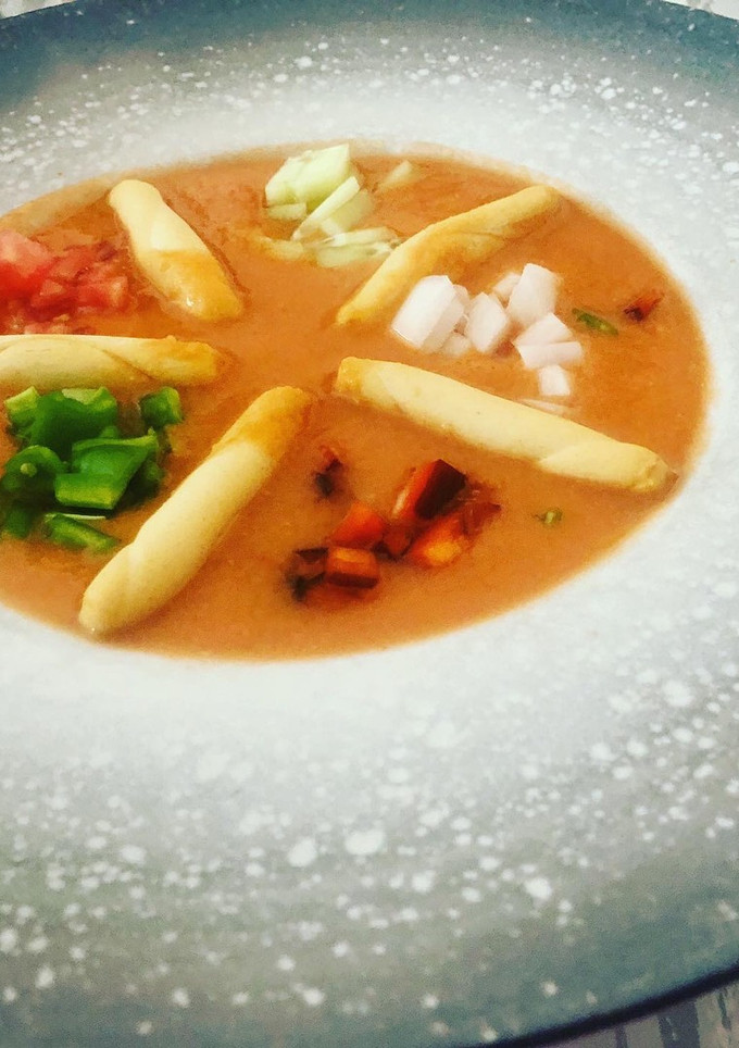 Una foto de Gazpacho andaluz
