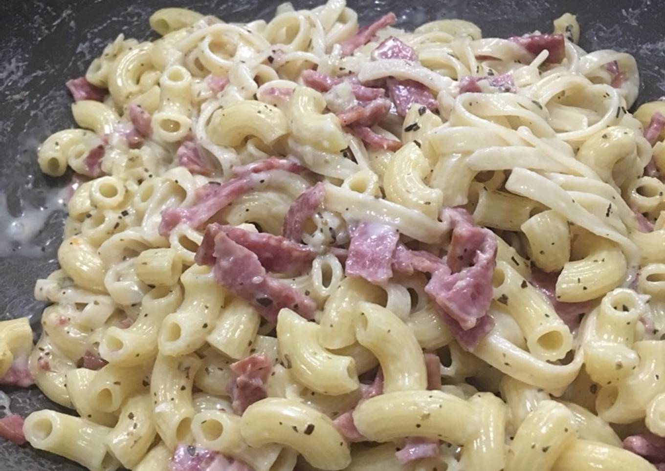 Pasta Carbonara Simple & Praktis