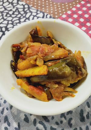 A picture of Spicy brinjal.