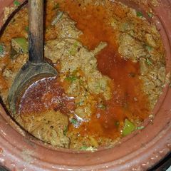A picture of Boneless mutton handi.