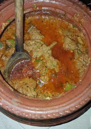 A picture of Boneless mutton handi.