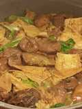 Daging kambing ungkep kembang tahu&jamur shitake