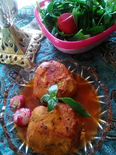 عکسی از دستور کوفته مرغ
