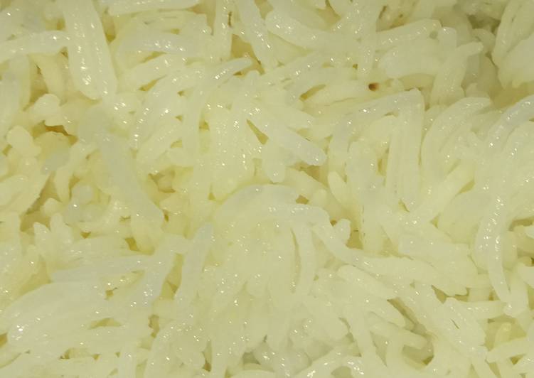 Recipe of Quick Plain rice