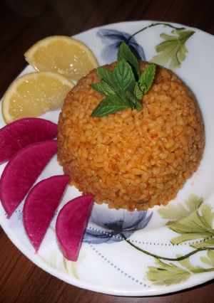 صورة لوصفة برغل بندورة 💞