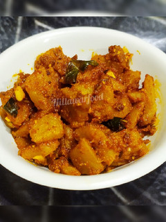 A picture of Kaddu sabji.