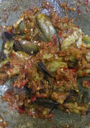 Foto resep Terong penyet sambal kencur