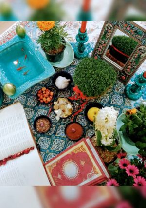 عکسی از دستور سفره هفت سین ۹۹