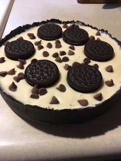 Una foto de Pay de Oreo y limón