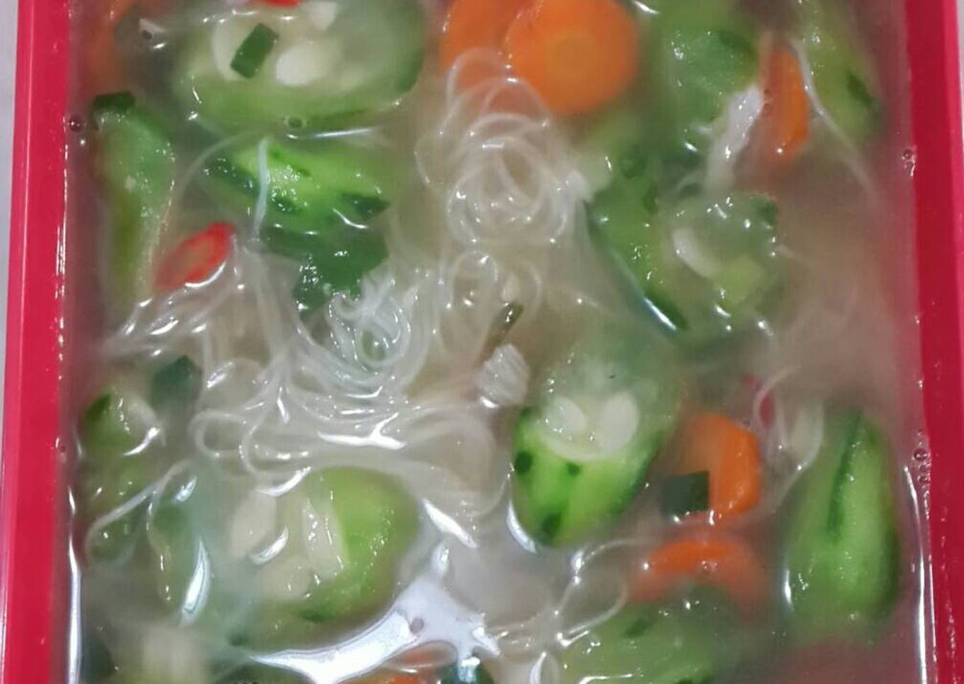 Sup gambas+suun sederhana