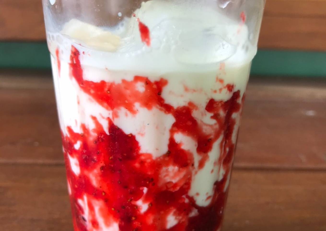 Korean strawberry milk