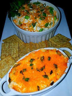 A picture of Mike's Creamy Hot Crab Dip & Chilled Spread.