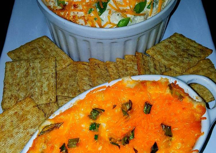 Recipe of Favorite Mike&#39;s Creamy Hot Crab Dip &amp; Chilled Spread