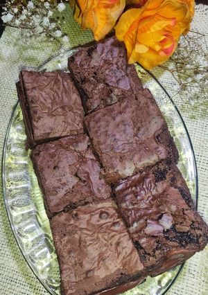 A picture of Chocolate Fudge Brownie 🍫🍫.