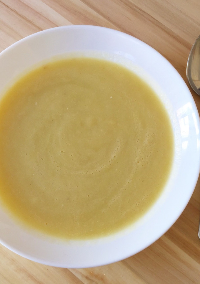 Una foto de Crema de calabacín