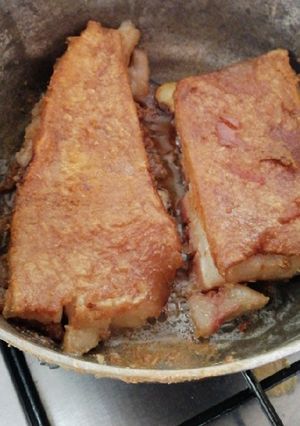 Una foto de Chicharrón crujiente