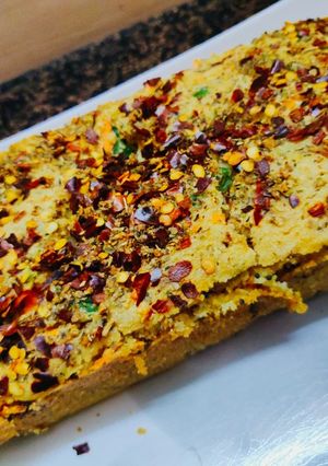 A picture of Spicy semolina cake.
