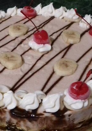 Una foto de Cheesecake de plátano 🍰#36