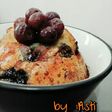 Blueberry cake in a cup