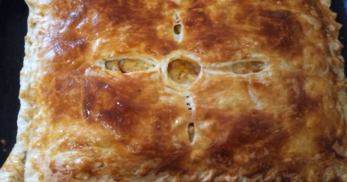 Слоеный Пирог С Курицей Фото